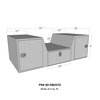 Westin Brute V Shape Goose Neck Tool Box 80-RB257D